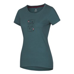 Ocun Classic camiseta mujer - petrol mediterran queen